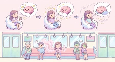 毎日使っているうちに、自分の鼻がその匂いに「順応」してしまい,、「物足りない」と感じて、さらに量を増やしてしまい、結果として、周りが驚くほどの強香になっていても本人は「微香」だと思っている様子