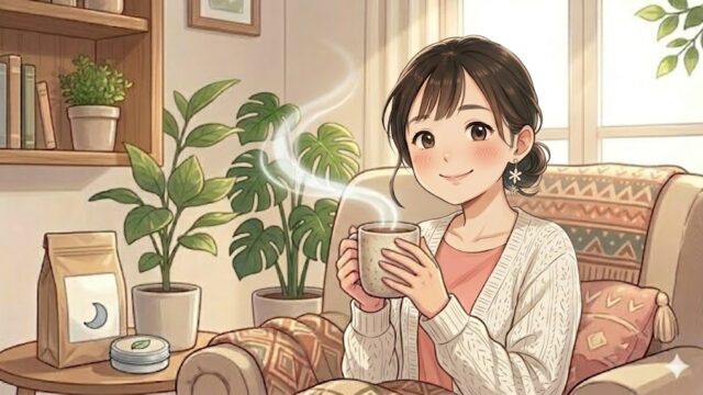 生理の時、無理をせずに、おうちでゆっくり養生する葵