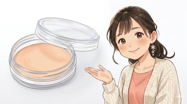 UVプレストパウダーをおすすめしている葵