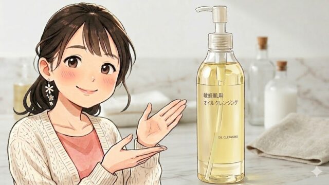 無印良品の敏感肌用オイルクレンジングをおすすめする葵