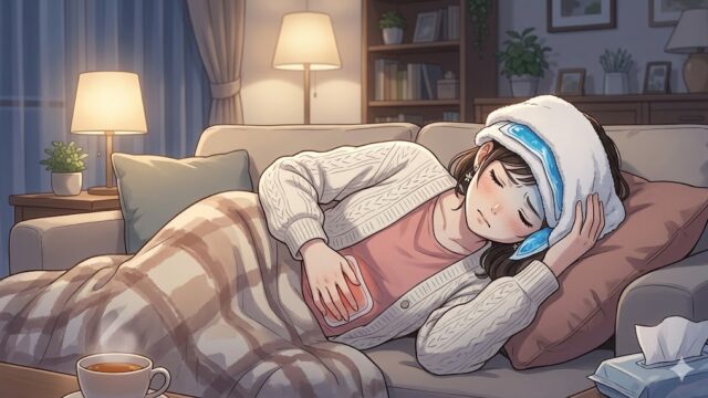 生理痛と片頭痛の痛みにそれぞれ別の対応をする葵