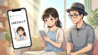 LINEのスタンプを作った葵